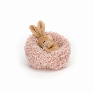 Jellycat Hibernating Bunnies USA | 76591ZLDW